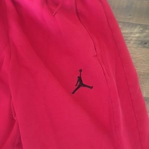 Air Jordan Red Sweatpants